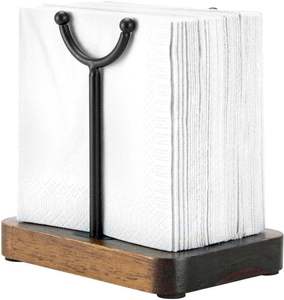 Porte-serviettes design vintage porte-serviettes en métal de haute qualité pour table de café de restaurant porte-mouchoirs décoratif - Product Image 6