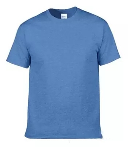 Vente en gros 190 grammes de t-shirt en coton avec impression personnalisée du logo OEM pour hommes T-shirt uni vierge pour hommes - Product Image 2