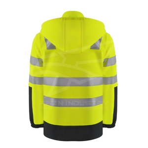 Best Price Hi Vis <b>Reflective</b> Lightweight Safety <b>Jacket</b> <b>Men</b> Breathable Hi Vis Safety <b>Men's</b> <b>Jackets</b> - Product Image 3