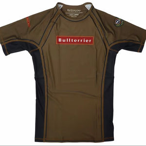 2026 Personnalisé Haute Qualité Homme Rashguard Court de Compression Respirant UPF50+ Écologique Lavé pour Fitness et Gym - Product Image 1