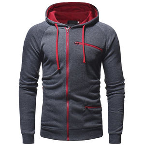 Sudaderas con capucha y sudaderas para hombre de gran tamaño con cremallera completa para hombre, diseño de peso pesado en blanco, sudadera para hombre, sudaderas con capucha - Product Image 4