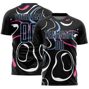 Maillot de football professionnel 100 % polyester respirant, léger et à séchage rapide, personnalisable pour l'entraînement et les tournois – Vente chaude - Product Image 4