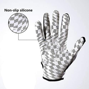 Gants de football américain Wide Receiver Gants Fielding Logo personnalisé pour temps froid Gants de rugby Prix bon marché - Product Image 4