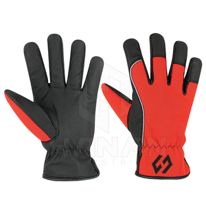 Guantes mecánicos de cuero de alta resistencia: resistentes al aceite, a prueba de abrasión, impermeables y transpirables para trabajos automotrices resistentes a bajo precio - Product Image 2