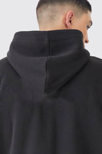 Sudadera informal sólida de manga larga con cremallera completa para hombre, Sudadera con capucha de algodón 100% con ropa de calle, atuendo de moda para invierno y otoño - Product Image 5