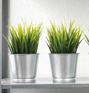 Vase à fleur en métal avec aspect fini parfait pour la décoration intérieure dans le salon et le jardin pour plante verte - Product Image 5