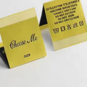 Étiquettes de vêtements tissées personnalisées professionnelles, étiquettes de tissu pour vêtements, nouveaux designs tendance - Product Image 4
