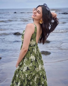 Nueva moda Floral impreso sin mangas vestido de algodón elegante bloque estampado hasta la rodilla Boho ropa de playa con dobladillo acampanado en venta - Product Image 3