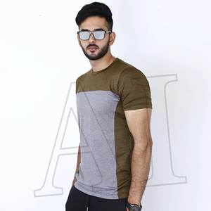 เสื้อยืดโอเวอร์ไซส์ของผู้ชายคุณภาพสูงพร้อมดีไซน์ไหล่ตกเสื้อยืดธรรมดาพิมพ์ลายแบบกำหนดเองเสื้อยืดโอเวอร์ไซส์ - Product Image 2