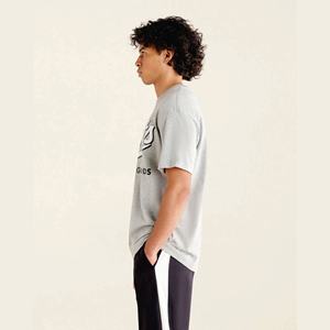 เสื้อยืดออกกำลังกายเล่นกีฬาสำหรับผู้ชายเสื้อยืดผ้าฝ้าย100% ระบายอากาศได้ดีมีขนาดจริง - Product Image 4