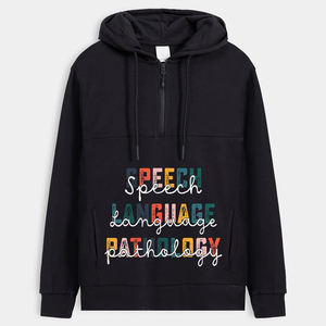 เสื้อฮู้ดผู้ชายแนวสตรีทแบบกำหนดเองไม่มีสายผ้าฟลีซไม่มีซิปเต็มตัวเราวินเทจสองชั้นซักด้วยกรดแสงแดดจางหายไป - Product Image 1