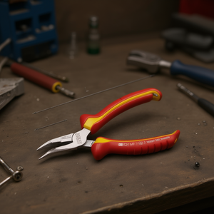 คีมปากแหลมแบบยาวพิเศษ USAG พร้อมปากคีบ 45 องศา ทนทาน 1000V สำหรับงานหลากหลายประเภท - Product Image 3