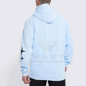 Sweats à capuche d'impression bouffante de haute qualité du fabricant pakistanais pour hommes Meilleur style vêtements d'hiver avec col à capuche motif solide - Product Image 2