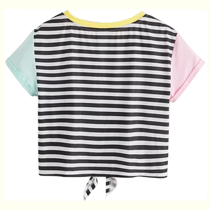 Personnalisé femme blanc femmes haut court t-shirt haute qualité graphique 100% coton blanc été femmes t-shirt tenue décontracté utilisation en extérieur - Product Image 6