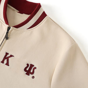 Kapa for Psi Phi Sorority Embroidered Unisex <b>Fleece</b> Baseball Jacket Top Quality Full Zip <b>Warm</b> Stand Filled Greek Letters - Product Image 2