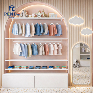 Perlengkapan toko pakaian kreatif Modern <span class=keywords><strong>Display</strong></span> Showroom garmen furnitur toko bayi - Product Image 3