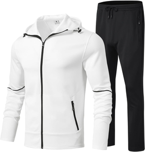 Último diseño Chándales con cremallera completa para hombres Chándal de lana de alta calidad Chándal de hombre Directo de fábrica de algodón - Product Image 1