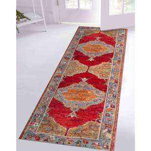 พรมลายดอกไม้แบบเมดัลเลียน: ลายชนเผ่าคลาสสิก, เหมาะสำหรับสัตว์เลี้ยง, พรมขนนุ่ม - Product Image 4