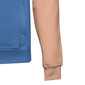 El mejor parche con logotipo personalizado bordado desteñido French Terry ropa de invierno sudaderas con capucha Para hombre cuello polar desgastado disponible - Product Image 3