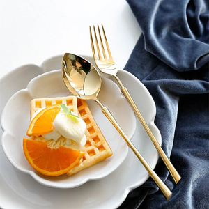 Service de couverts d'ustensiles de cuisine service de vaisselle fourchette cuillère lot de 5 couverts cuillère de table du fabricant indien - Product Image 5