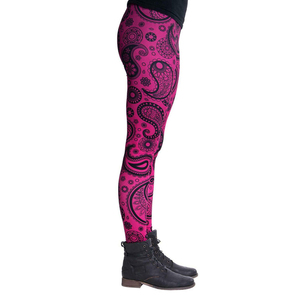 El mejor diseño de las mujeres de poliéster gimnasio Yoga Leggings Nueva llegada de alta calidad de peso ligero estilo casual de cintura media con logotipo Venta ahora - Product Image 4