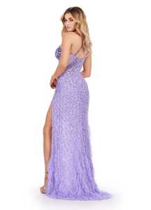 Vestido de fiesta de línea A para mujer, corpiño adornado a mano con cuentas pesadas, vestido largo hasta el suelo sin mangas, vestido de fiesta de noche - Product Image 4