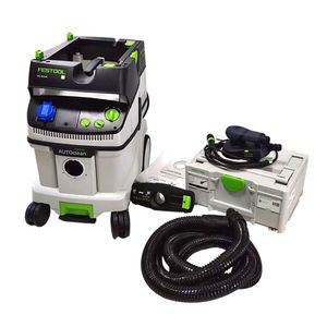 FESTOOL 36E Electric Dust Vacuum Cleaner with Brushless Head Sandpaper Canister Installation - Product Image 1