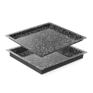 Plat à pâtisserie et plaque de cuisson CONVECTOMAT CLASSIC GN 2/3 HENDI noir 354x325x(H)40mm - Product Image 1