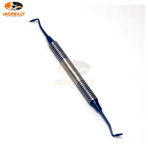 Spatule de remplissage en résine composite dentaire manuelle de qualité supérieure, tête plaquée titane, poignée ergonomique épaisse, instruments dentaires orthodontiques - Product Image 2