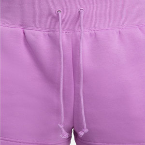 Pantalones cortos de algodón de cintura alta de verano 2024 para mujer cintura elástica nuevo diseño liso caramelo Color brillante de talla grande bolsillo Logo Decoración - Product Image 3
