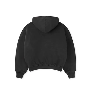 Sweat-shirt à capuche en batik lourd sur mesure, épaules tombantes pour homme, 100% coton mélangé, tailles uniques, sweat-shirts et pulls unisexes - Product Image 2