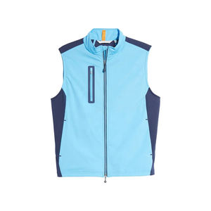 Chalecos Softshell ligeros para hombre Chaqueta sin mangas impermeable a prueba de viento con bolsillo - Product Image 3