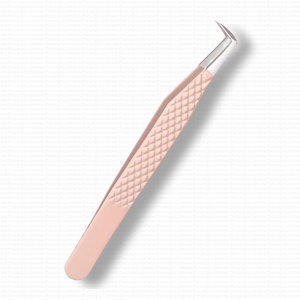 Pinzas de extensión de pestañas de acero inoxidable de nuevo color Pinzas de volumen profesional para extensiones de pestañas - Product Image 6