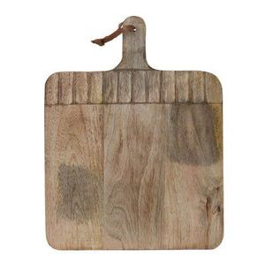 Planche à découper en bois d'acacia naturel personnalisée avec poignée |   Planche à découper écologique pour la cuisine |   Bloc de boucher robuste pour la viande - Product Image 4