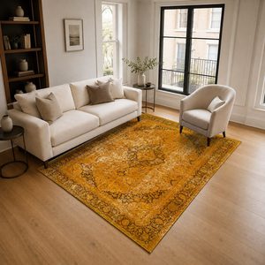 <b>RUGS</b> DEPOT LXDP-0959 Wholesale Red <b>Burgundy</b> Traditional Oriental Digital Printed Machine Washable Chenille Area <b>Rug</b> Non Slip - Product Image 2