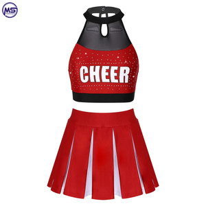 Uniforme de pom-pom girl pour femmes, léger, respirant, imprimé par Sublimation, vente en gros, 2022 - Product Image 4