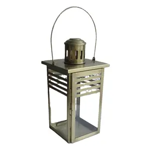 Decorative Handmade etching Lantern House Decoration Iron Metal Candle Lantern For Home Garden and Outdoor Decoration