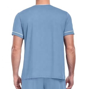 Ensemble deux pièces pour homme, style sportswear, uni, coupe-vent et hiver, respirant, tricoté, grande taille, style urbain - Product Image 2