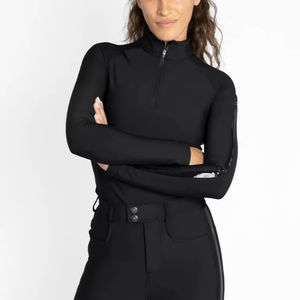 Pantalon d'équitation pour femmes, léger, respirant, tissu extensible, athlétique, taille haute, pour l'été - Product Image 1