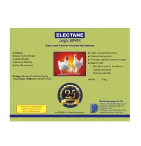 Electane Betaine HCI High Workable Poultry Vitamin Feed Additives for Chickens Immune Booster Anti Stress