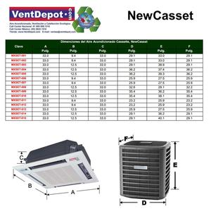 Cassetta di raffreddamento per centri commerciali, MXSET-008, 36000 BTU, 3.0 tonnellate, R- - Product Image 5