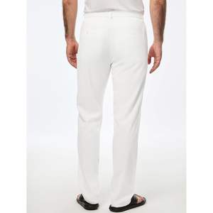 Pantalones Casuales para Hombre 2026, 100% Algodón, con Cordón, Cintura Elástica, Ligeros, para Playa, Verano, Antiarrugas, con Bolsillos - Product Image 4