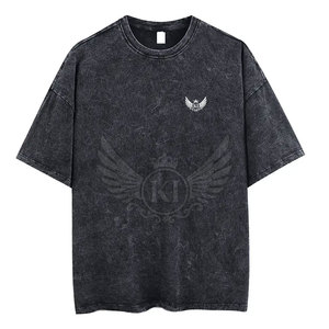 Custom Oversize Manufacturer Casual <b>Acid</b> <b>Wash</b> <b>T</b> <b>Shirts</b> Lightweight High Quality 100% Cotton <b>Acid</b> <b>Wash</b> <b>T</b> <b>Shirts</b> - Product Image 1