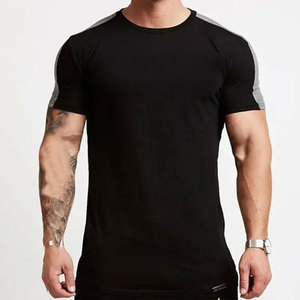 Logotipo personalizado peso pesado Camisetas Camiseta 100% algodón hombres camiseta 200GSM algodón grueso en blanco gimnasio desgaste camisetas - Product Image 4