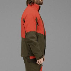 Veste de chasse imperméable pour homme, orange vif, softshell tactique coupe-vent, pour randonnée, trekking, pêche, équipement de plein air - Product Image 5