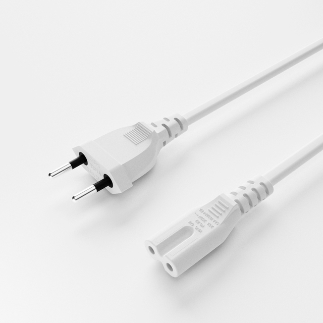 Factory Wholesale EU Power Cord VDE Approved Cable with IEC C7 Connector for Home Appliance & Laptop