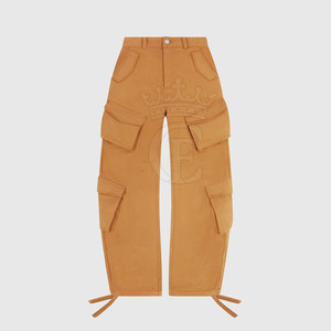 Pantalones Cargo para mujer con cierre de botón y detalles de bolsillo Pantalones Cargo ligeros transpirables para mujer - Product Image 6