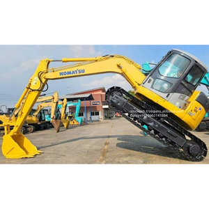 Mini-excavatrice sur chenilles hydraulique Komatsu PC128US, performances élevées, moteur Yanmar, pompe d'origine importée, engrenage, 1 an - Product Image 1