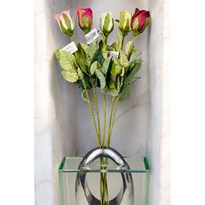 Fleur Artificielle Rose Rose 55cm - Product Image 2