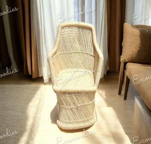 Vente chaude Indien Canne Ottoman Tabouret Sarkanda Bambou Cane Chaise Meubles Jardin Bambou Chaise Élégante - Product Image 3